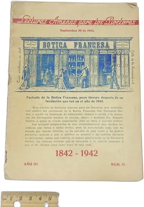 Antiguo Folleto Lecturas Amenas Doctores 1942