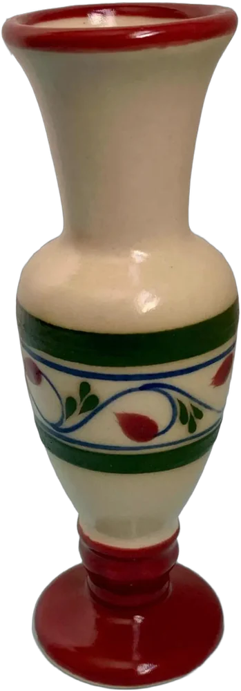 Vintage Florero Cerámica Cerámica Talavera