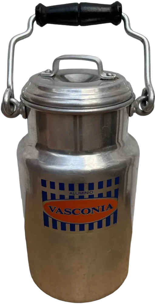 Vintage Bote Lechero Dos Litros Vasconia — imagen 1