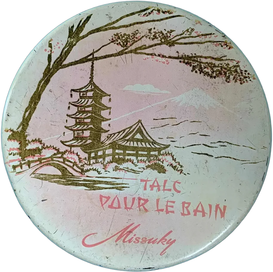 Vintage Lata Talco Missuky Coleccionable