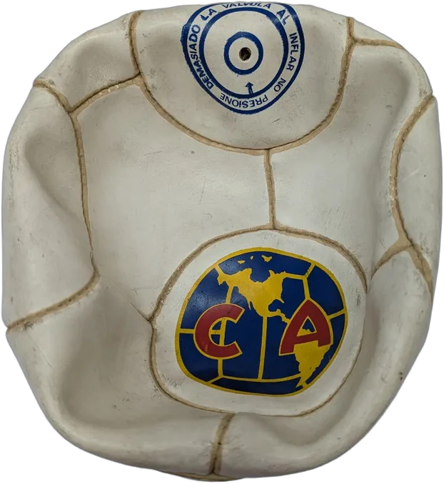 Antiguo Balón Fútbol América Firmado Panchito Hernández Blanco