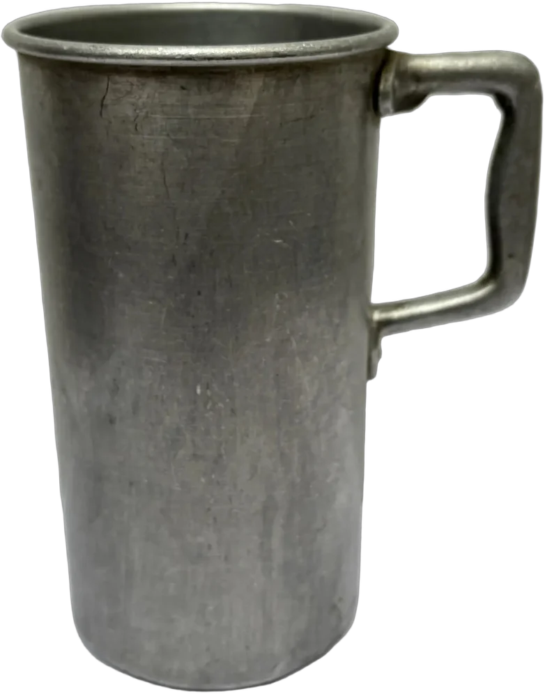 Antiguo Medidor Aluminio Objeto De Cocina Vasconia — imagen 1