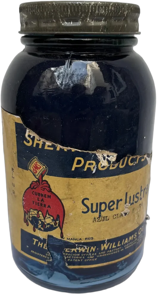 Antigua Botella Coleccionable Sherwin Williams Botella Pintura