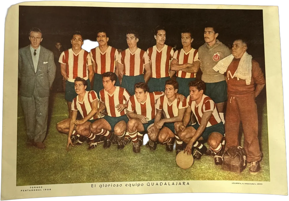 Póster Futbol Club Guadalajara 1958