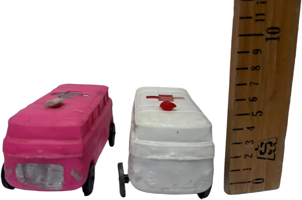 Vintage Ambulancias Combi Plástico Inflado