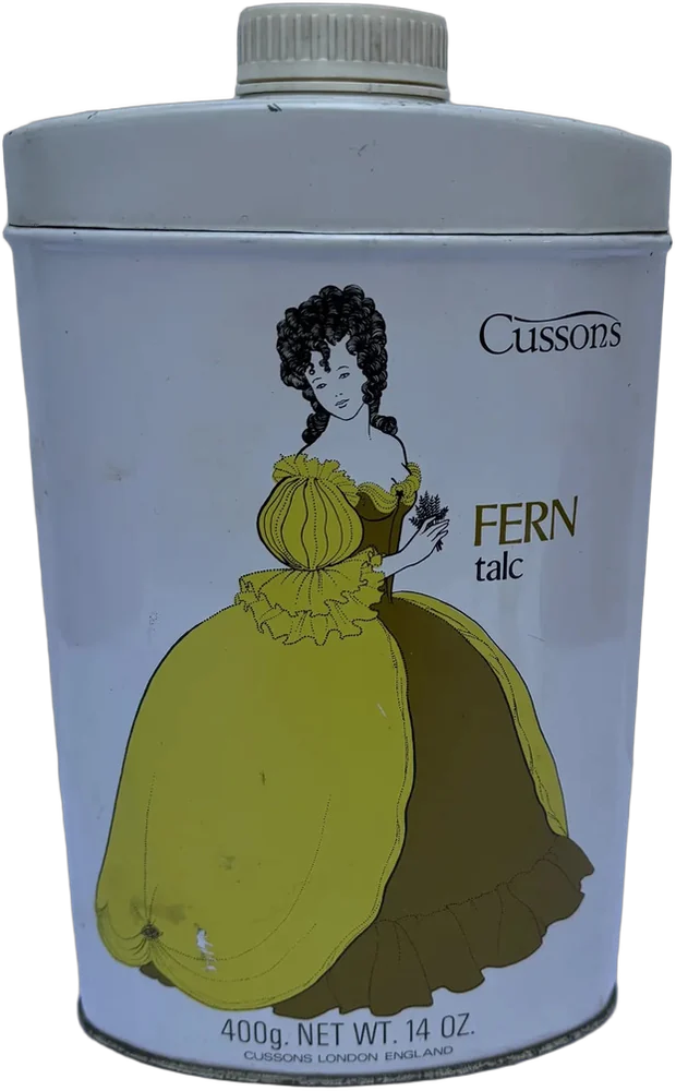 Vintage Lata Coleccionable Talco Fern Cussons Talco