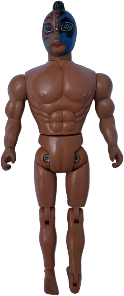 Vintage Luchador Articulado Mexicano Usado
