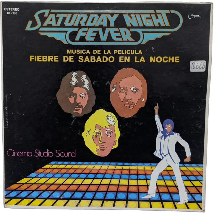 Vintage Vinilo Fiebre De Sabado En La Noche Saturday Night