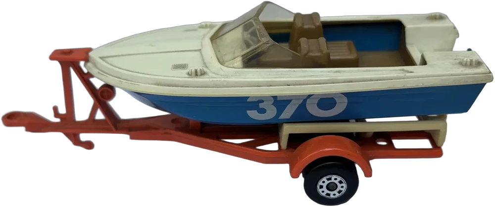 Lancha Y Remolque Rancho Rescue K-104 Matchbox Superkings