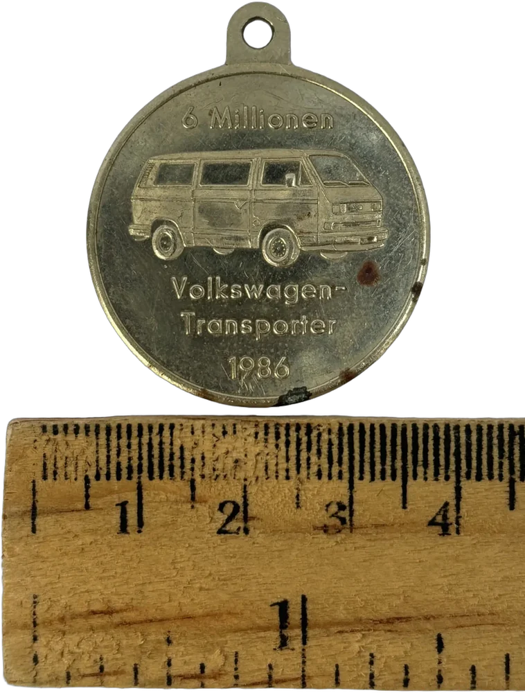 Medalla Conmemorativa De Volkswagen Transporter De 1986