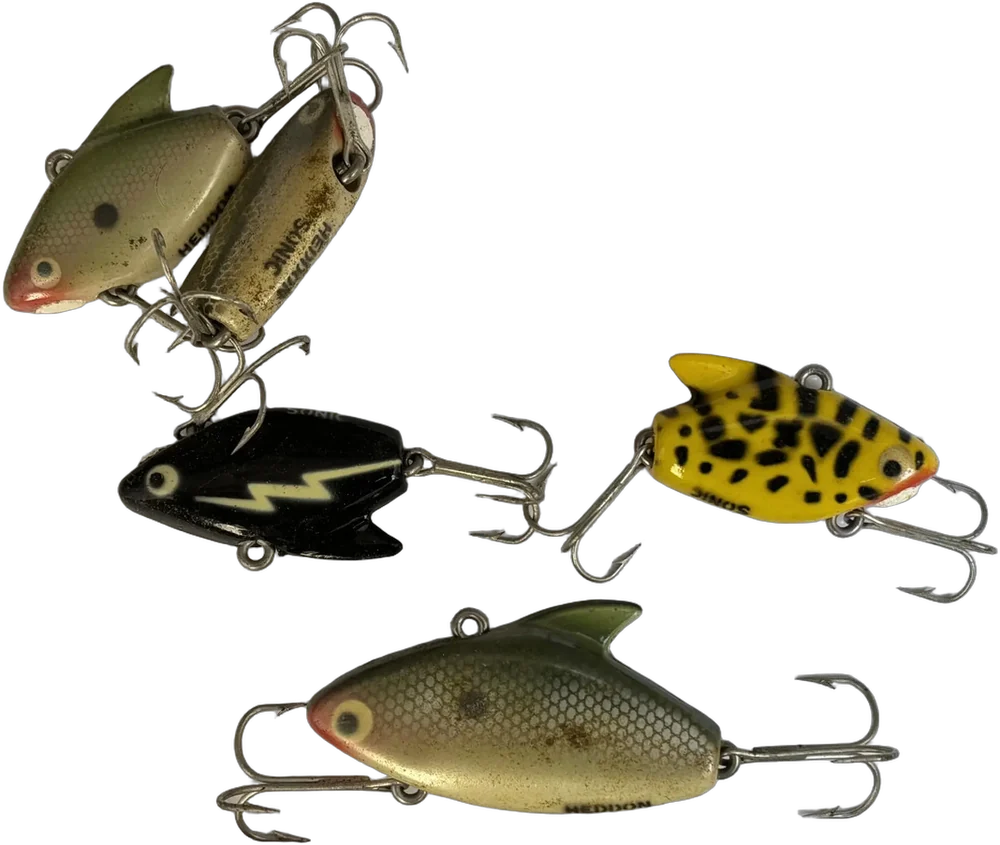 Señuelos De Pesca Heddon Sonic De Colección. Amarillo — imagen 1