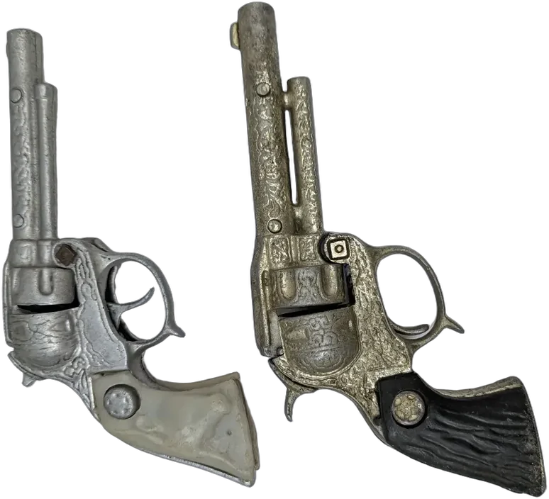 Par De Juguetes De Plástico Western Vintage
