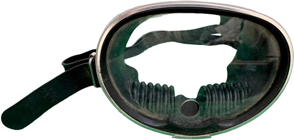 Vintage Visor Máscara Buceo Coleccionables