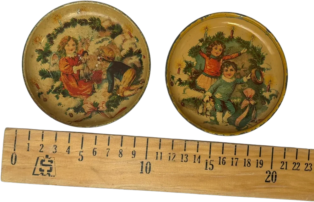 Antiguos Platitos Decorativos Infantiles Litografiados Multicolor Infantil