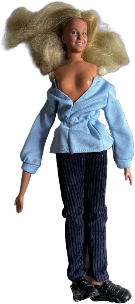 Vintage Figura De Acción Mujer Biónica 70s Restaurar Piezas