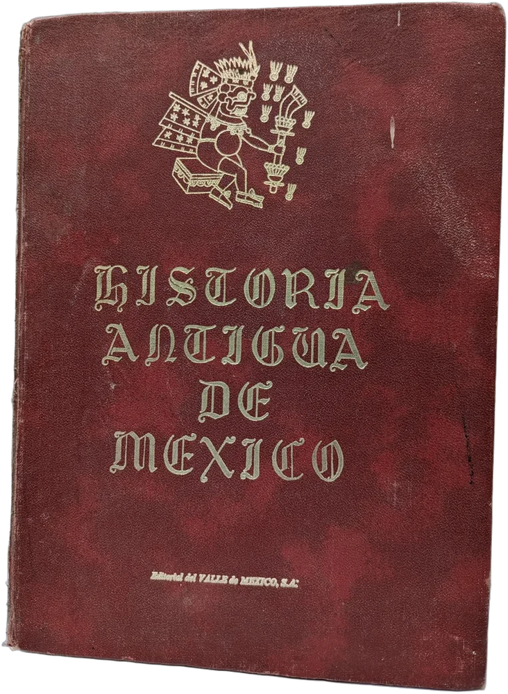 Vintage Libro Historia Antigua De México Clavijero 1981