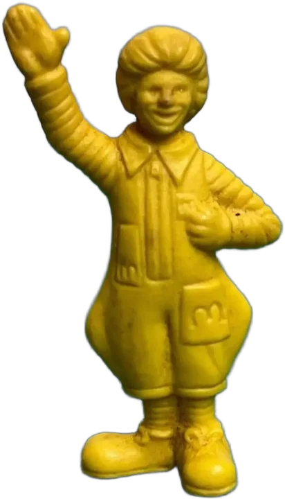 Figurita Ronald Mcdonalds 80 S Línea Amarilla Vintage — imagen 1