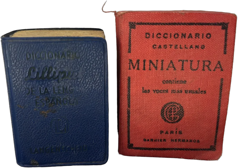 Dos Antiguos Diccionarios En Miniatura Garnier Y Lilliput — imagen 1
