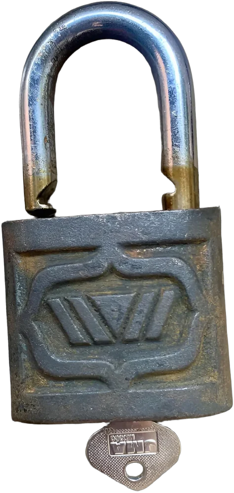 Candado Antiguo 9207 Negro