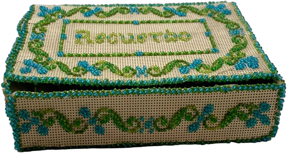 Vintage Recuerdo Bautizo Antigüedad — imagen 1
