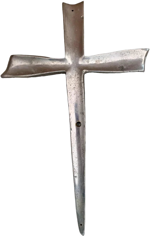 Vintage Cruz Aluminio Para Pared