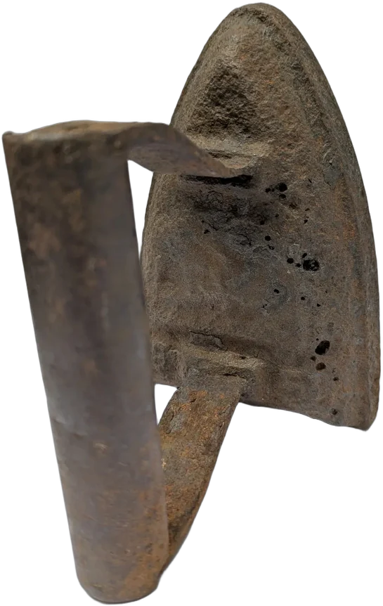 Antigua Plancha De Hierro Rusa-fundido, 15cm Base