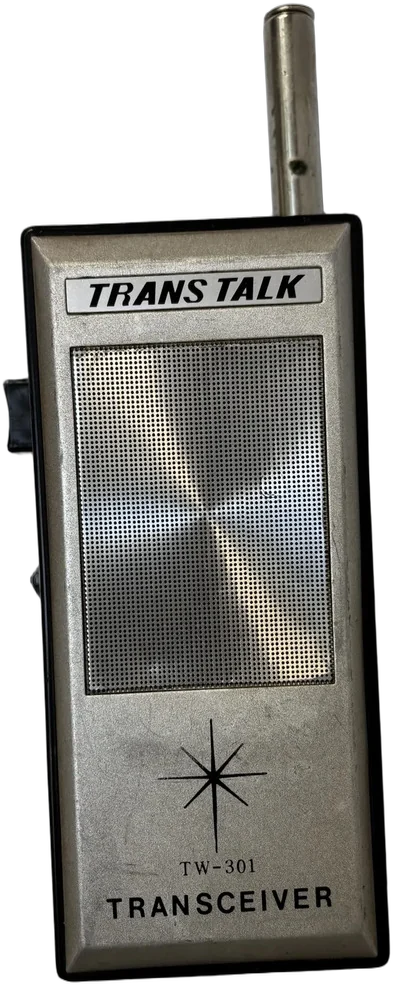 Walkie-talkie Vintage Trans Talk Tw-301 Gris
