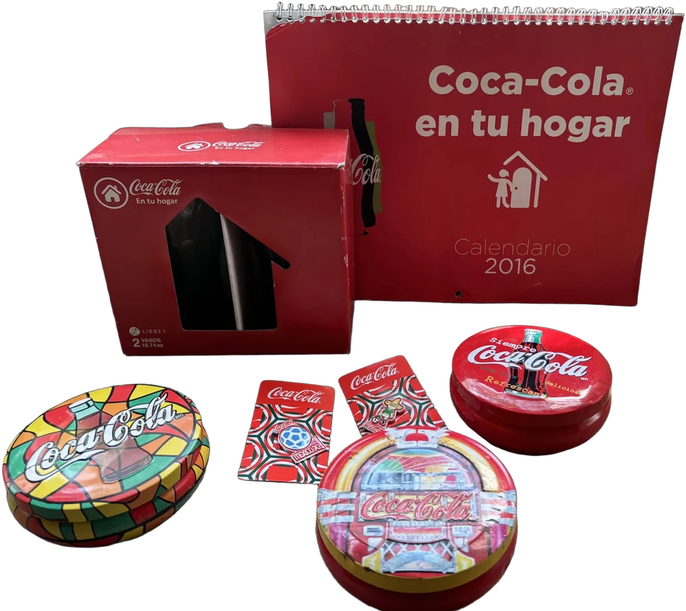 Lote Pines Y Otros Coca-cola Rojo Coca-cola