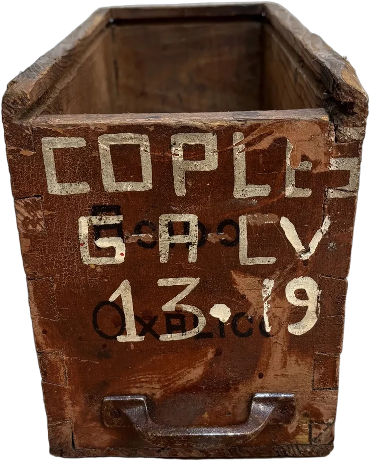 Antiguo Cajón De Madera Estilo Ferretería