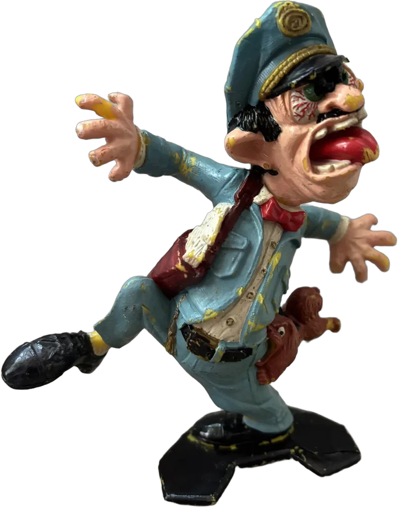 Figura Coleccionable Nutty Mads Cartero Us Louis Marx