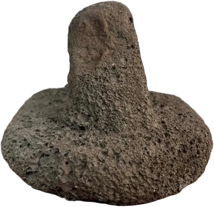 Antigua Aplanador Papel Piedra Tenzontle Antiguo — imagen 1