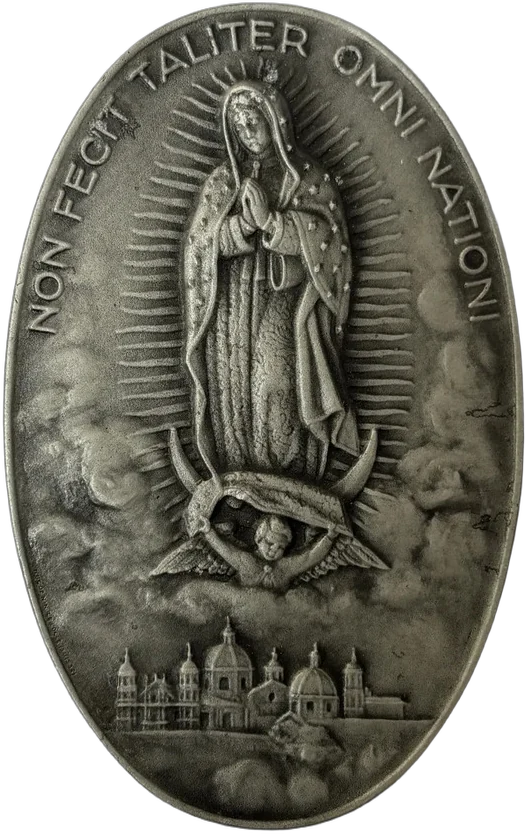 Antigua Medalla Virgen De Guadalupe Conmemorativa 1931