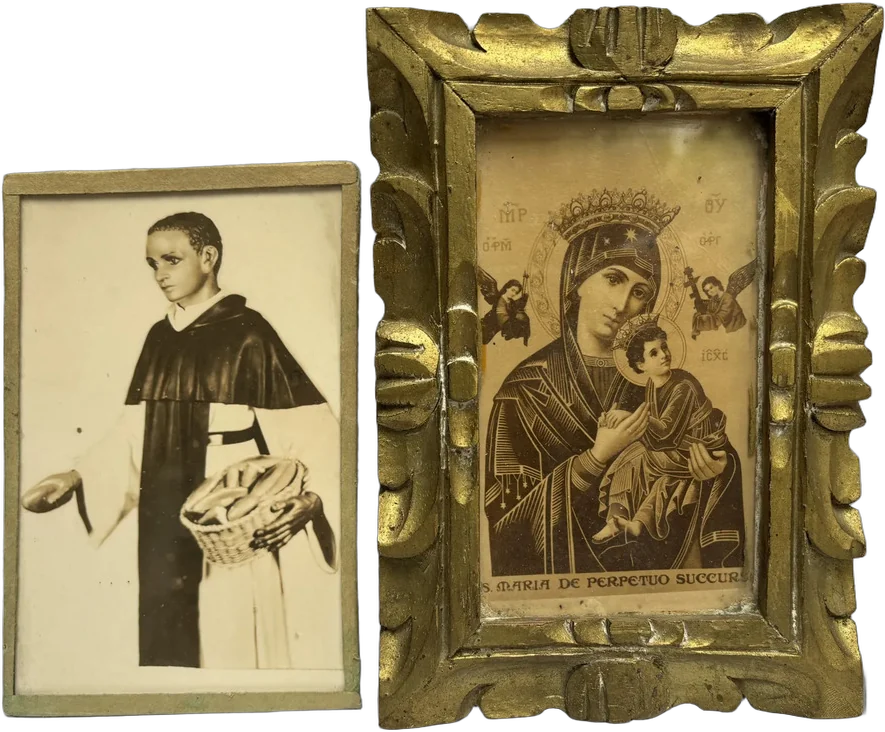 Antiguas Imágenes Perpetuo Socorro Y San Martín De Porres
