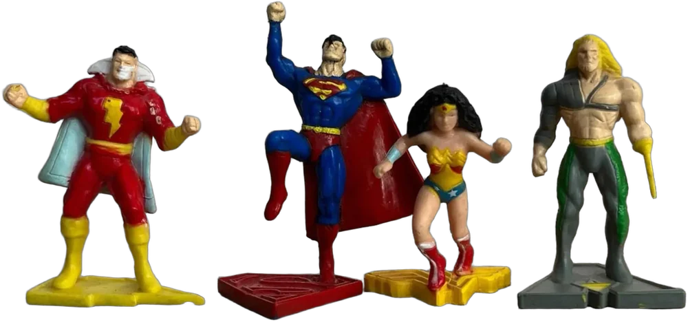 Figuras De Acción La Liga De La Justicia Vintage