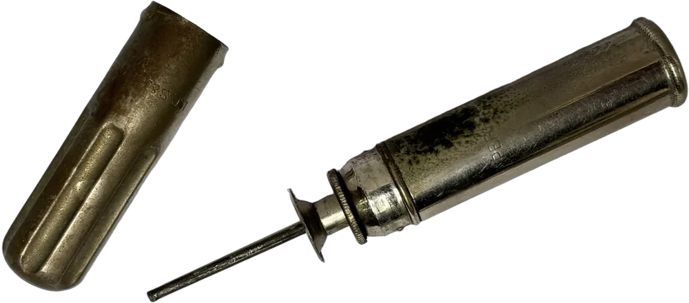 Antiguo Engrasador De Aguja Perfect