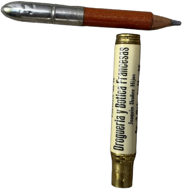 Antiguo Lápiz Publicitario De Botica Ibáñez