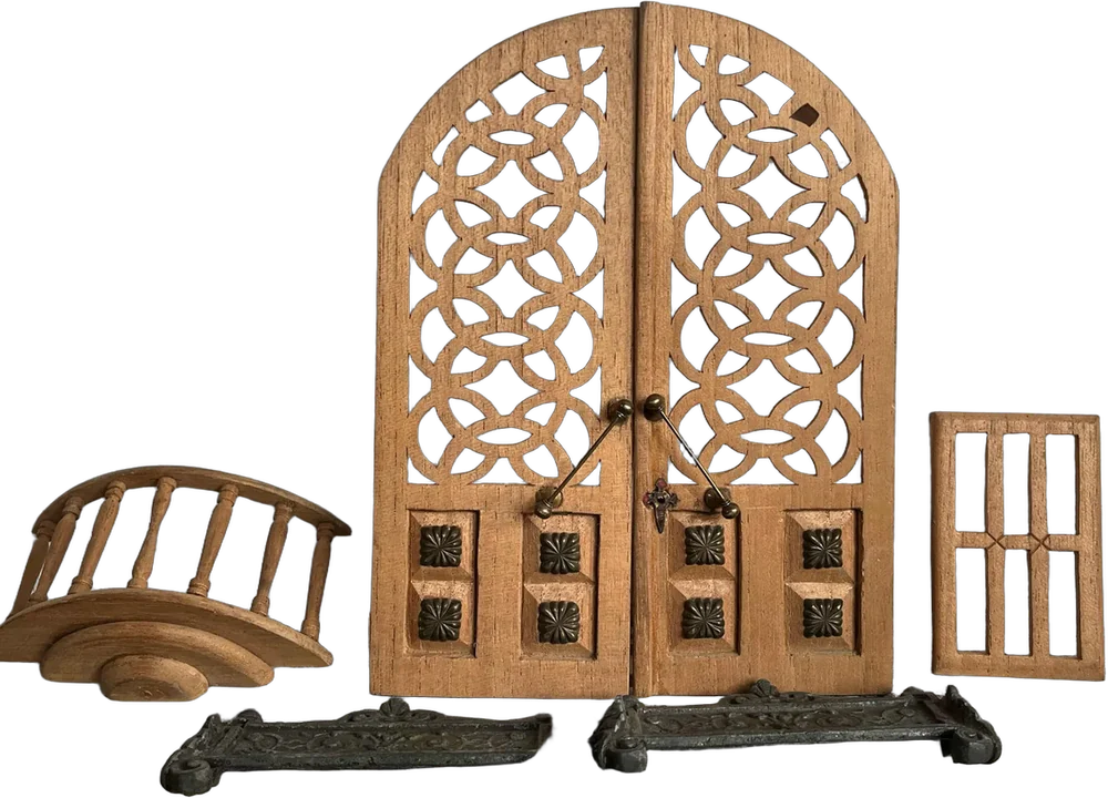 Vintage Puertas, Ventanas Y Fachadas De Madera A Escala