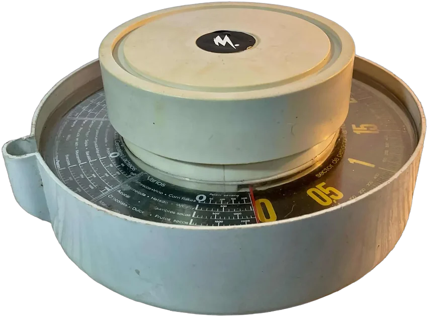 Vintage Báscula Para Cocina M Blanco 2.5 Kg