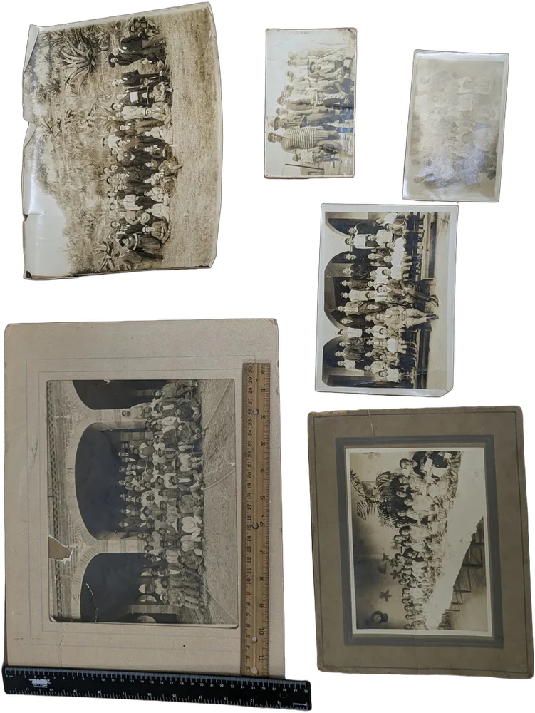 Antiguo Lote De 6 Fotografías Originales De México