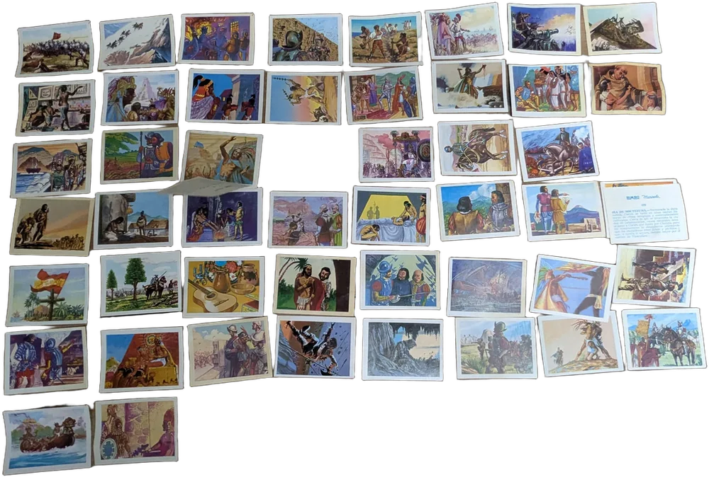 Antiguo Lote 53 Estampas Bimbo Marinela Historia De México Historia De México