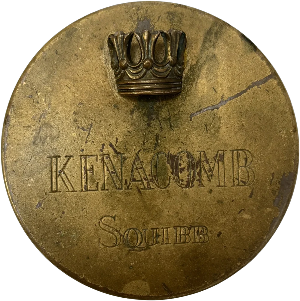 Antiguo Pisa Papeles Corona De Rey Kenacomb Dorado Oscuro Corona De Rey