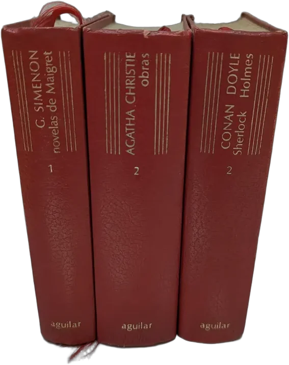 Antiguo Lote 3 Libros Aguilar Sherlock Holmes