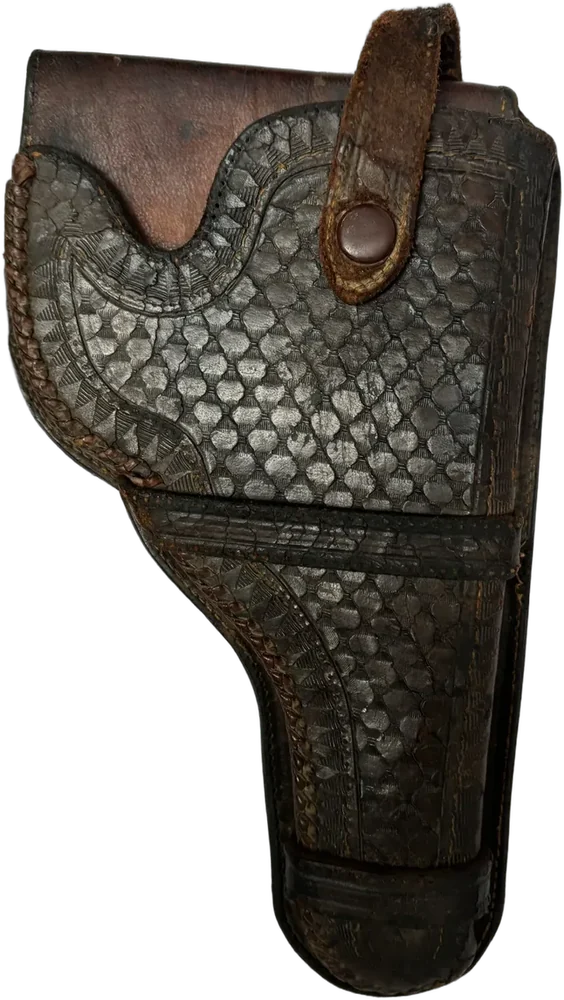 Antigua Funda De Cuero Con Correa Colt — imagen 1