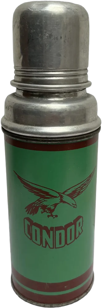 Antiguo Termo La Sorpresa Coleccionable Verde