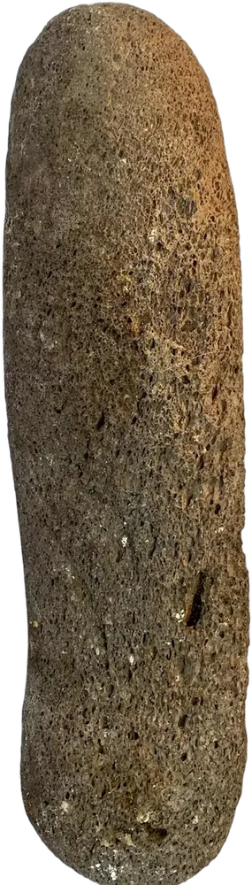 Mano De Mortero De Piedra Volcánica Antiguo — imagen 1