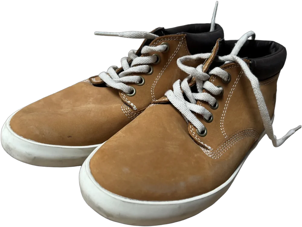 Botas Timberland Dausette Chukka Dama 22.5 Cm Usadas Amarillo Liso 22.5 — imagen 1