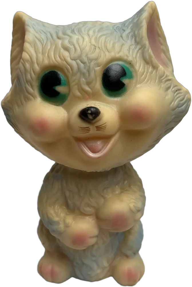 Muñeco De Vinil Gatito Con Chirrido Vinil Coleccionable