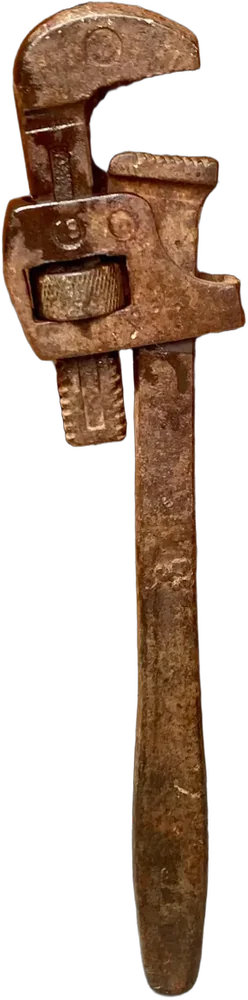 Antigua Llave Stillson Coleccionable — imagen 1