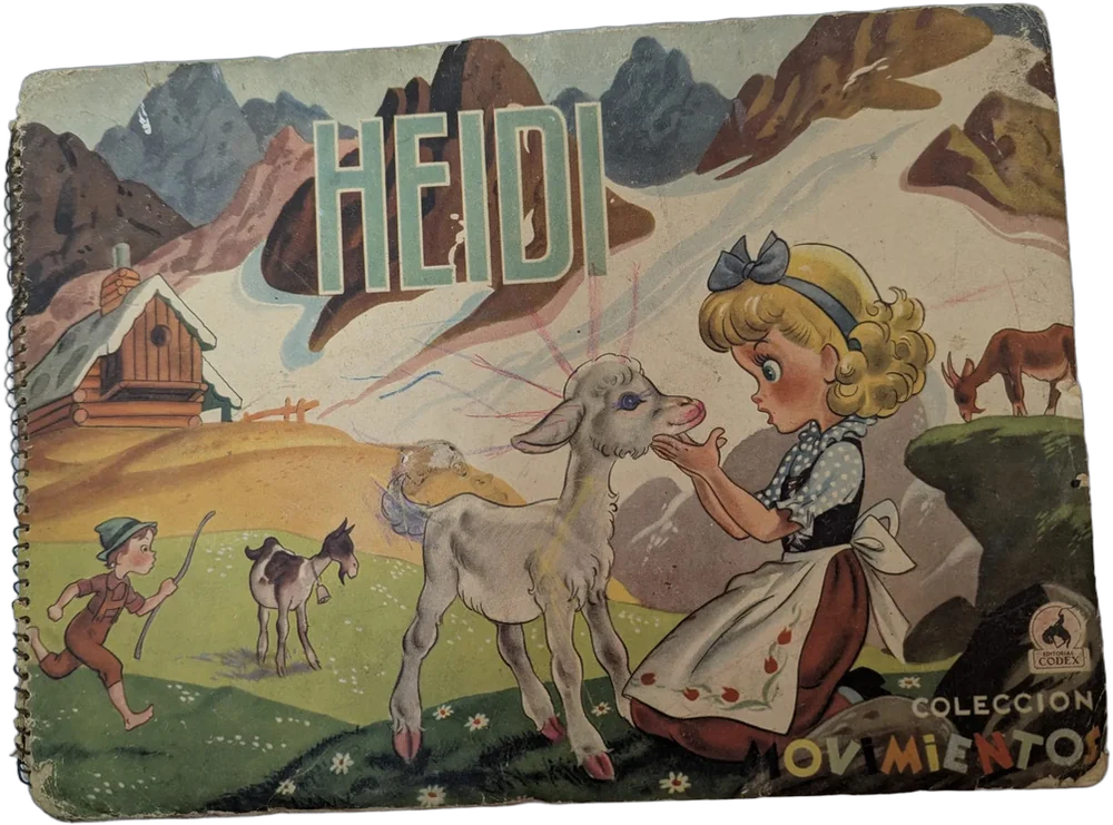 Antiguo Libro Heidi Y El Tio Alm Editorial Codex 1945