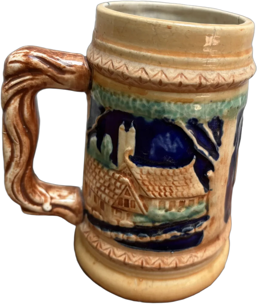 Vintage Tarro De Cerámica Bávaro Alemania